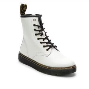 Dr. Martens White Zavala Combat Boots Size 6 Womens / 5 Mens
